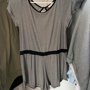 Striped romper